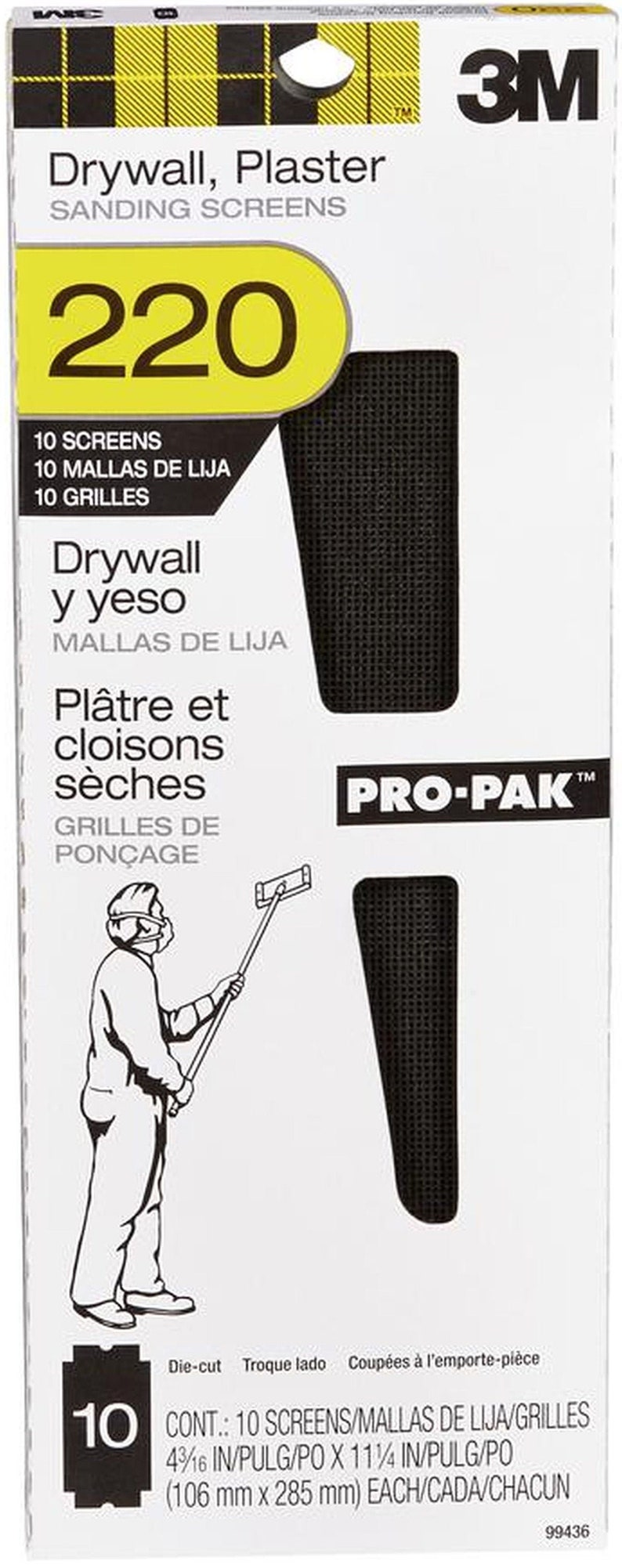 10 Sanding Screens 220 GRIT course Sandpaper Open Mesh 4 Etsy