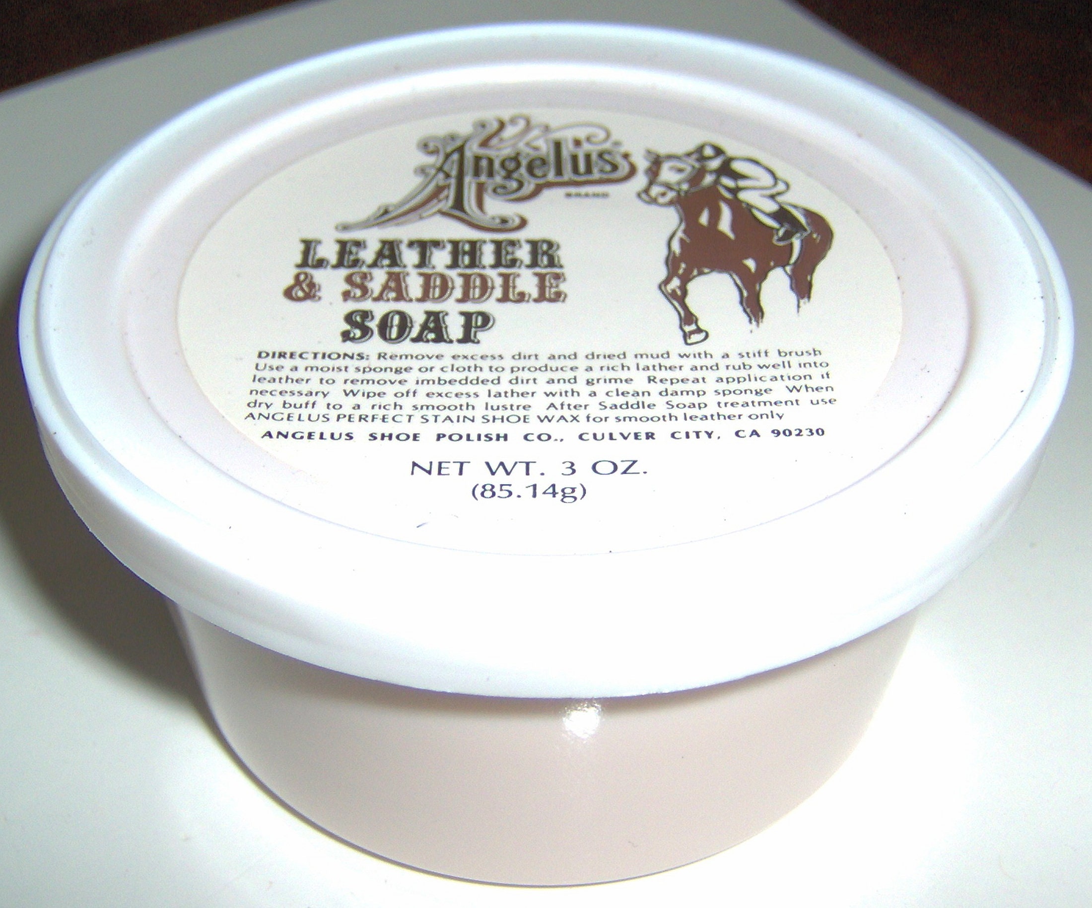 LEATHER & Saddle SOAP Paste Cleaner Conditioner for Boots Shoes