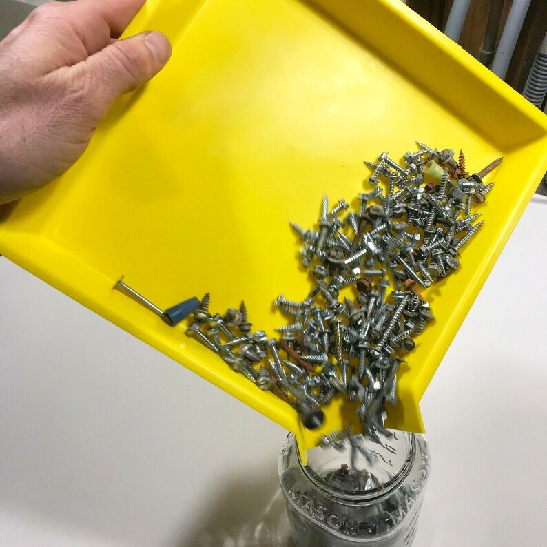 Easy Sorter FUNNEL TRAY Small Parts Organize & Sorting Sort Beads Coins