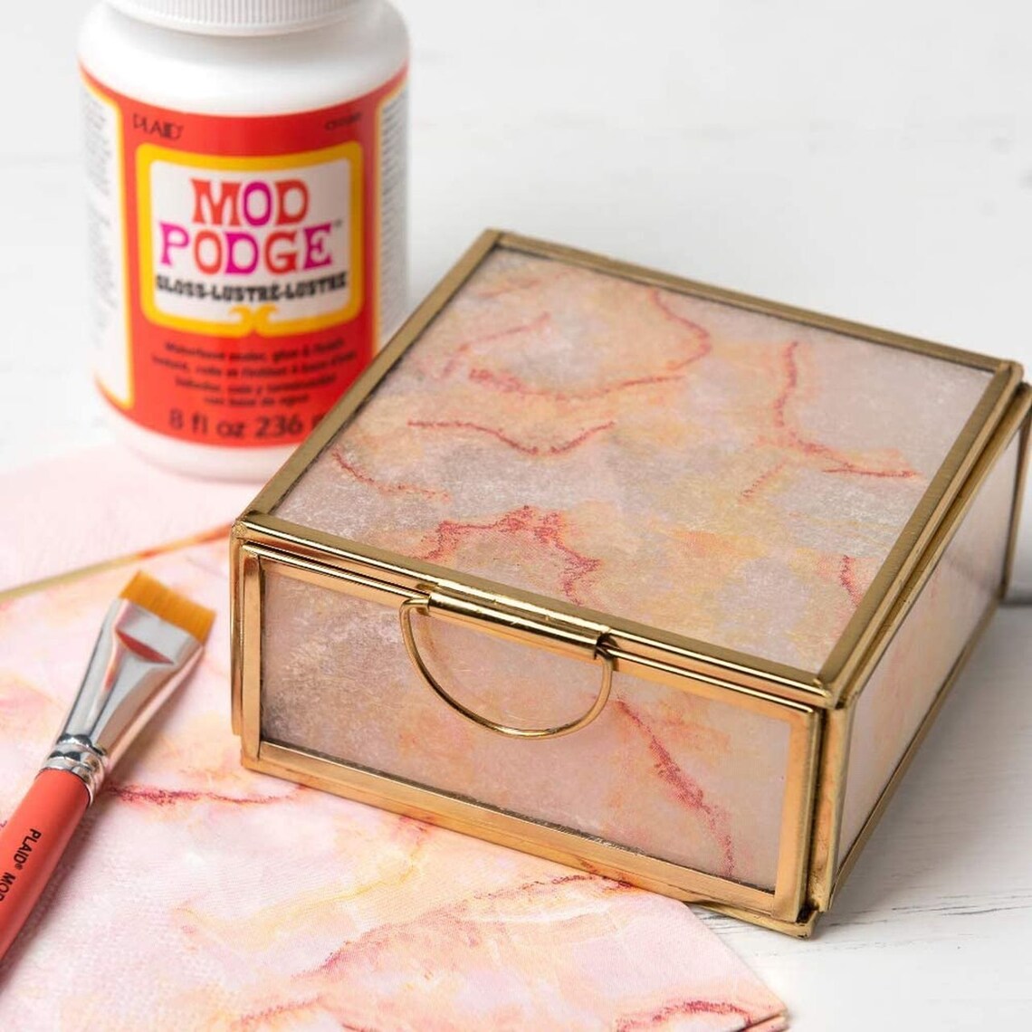 Mod Podge Gloss Finish Waterbase Decoupage Sealer Glue & Etsy