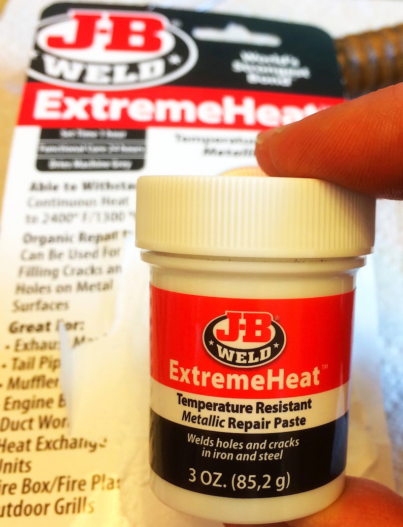 JB Weld Extremeheat Metallic Repair Paste Extreme High Heat Etsy