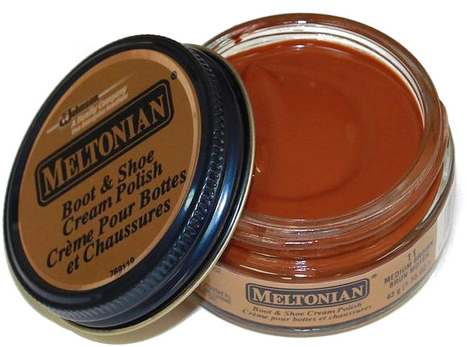 Medium BROWN 11 Boot & Shoe CREAM POLISH Creamy Conditioner Leather ...
