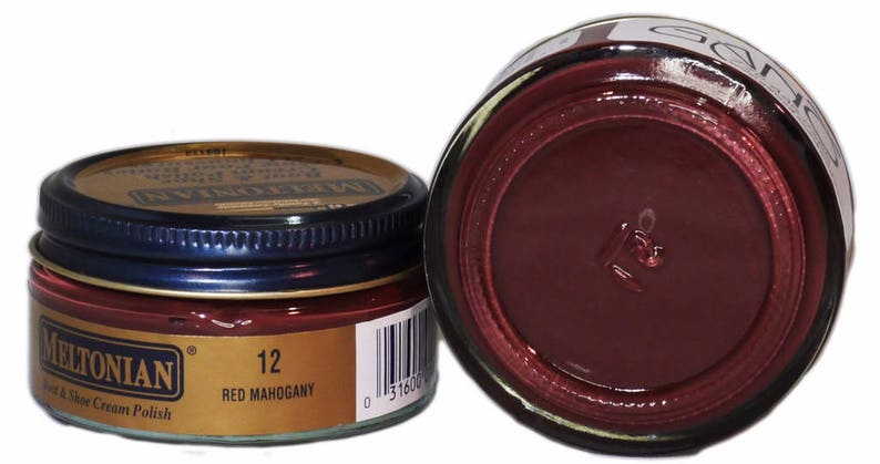 RED MAHOGANY #12 Boot & Shoe CREAM Polish With Natural Wax and ...