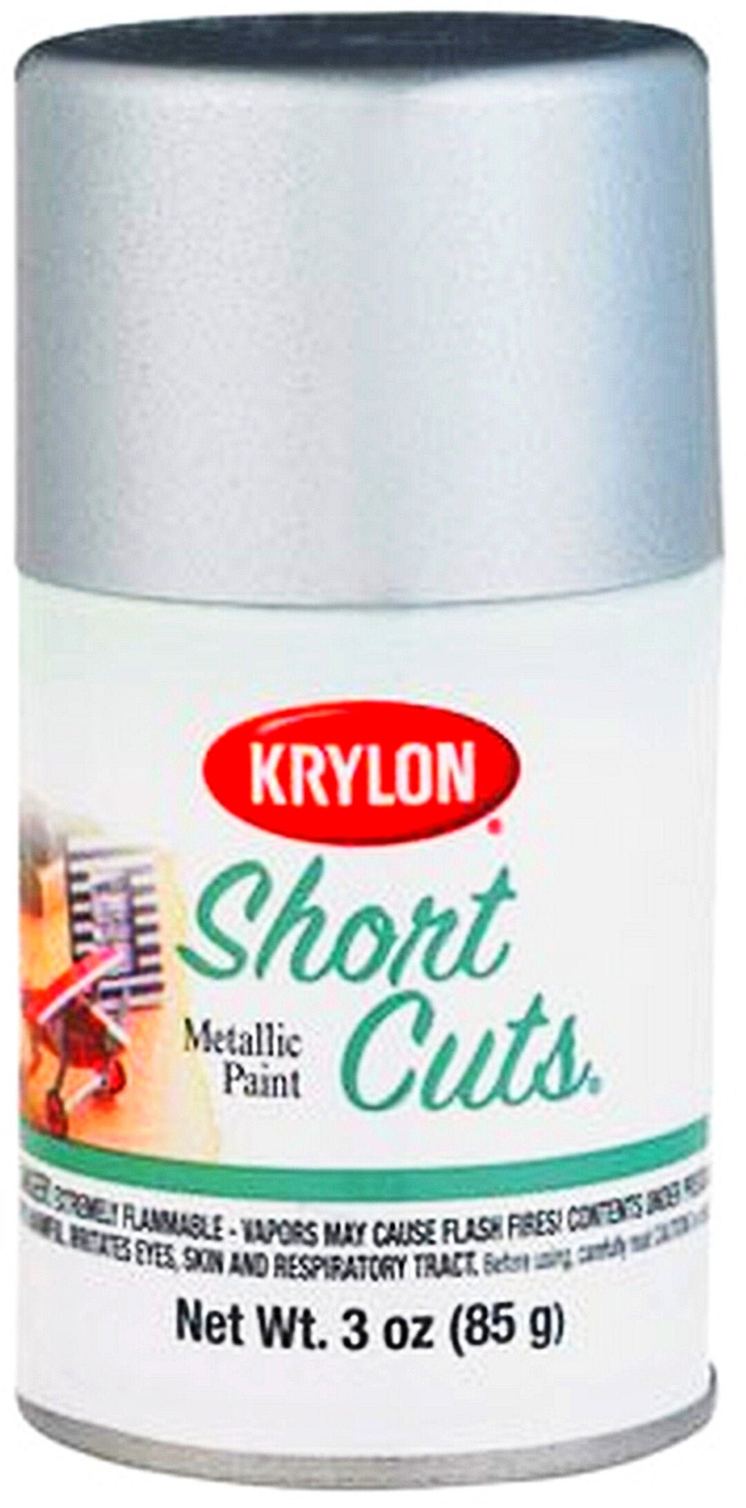 Chrome Metallic Leafing Spray Paint Gilding Finish Silvery Chrome Look