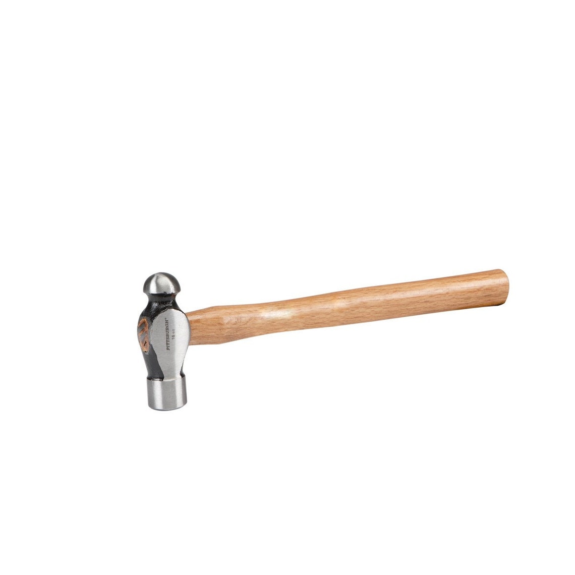 Pittsburgh 16 Oz BALL PEEN Machinists HAMMER Hardwood Handle Peening Ballpein 1 Pound Ping Head