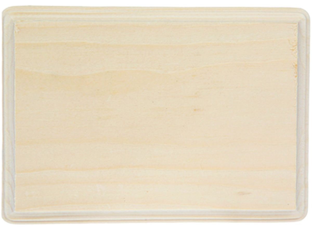 Buy 5 X 7 X 3/4 Thick Rectangle Natural WOOD PLAQUE Unfinished Solid Wooden  Rectangular for Memory Projects Decoupage WOODPILE 179408 Online in India 