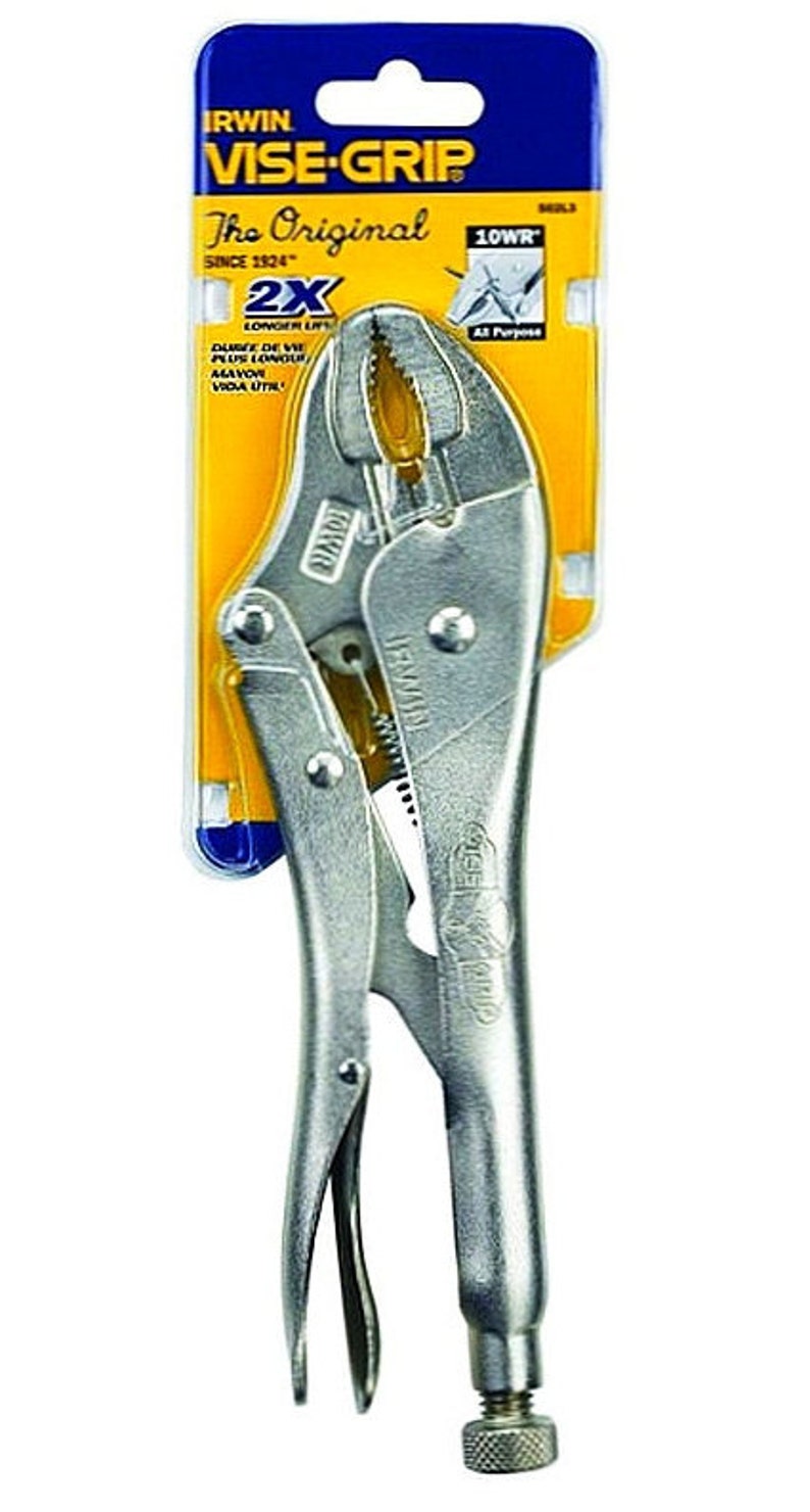 The Original VISE GRIP 10 Curved Jaw locking pliers with Etsy