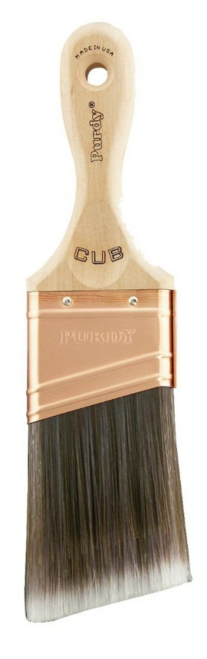 XL CUB 2 Wide Angled Paint & Trim Brush for Oil Latex Painting and All Stains Wood Metal Nylon