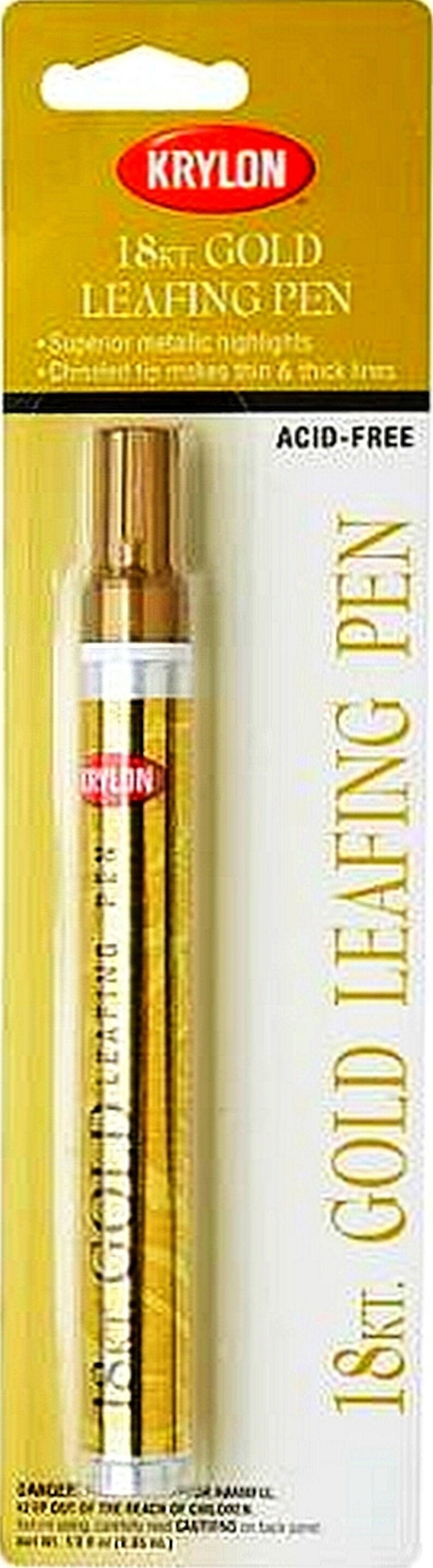 18 Karat Gold Leafing Pen Metallic Oil Based 18kt Gold Leaf Paint