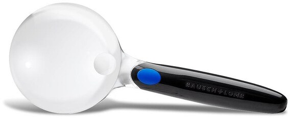 ILLUMINATED MAGNIFIER With LED Light 2X Power 4X Power Round