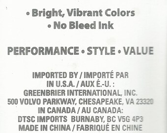 INC Optimus, 4 Felt Tip Fine Point Pens 2 Black/2 Blue - No Bleed Ink – L &  D Novelties