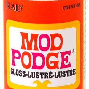 Mod Podge 8oz Gloss or Matte Glue Sealant and Craft Adhesive, 236ml,  Waterbased Sealer, Craft Supplies, UK Shop 