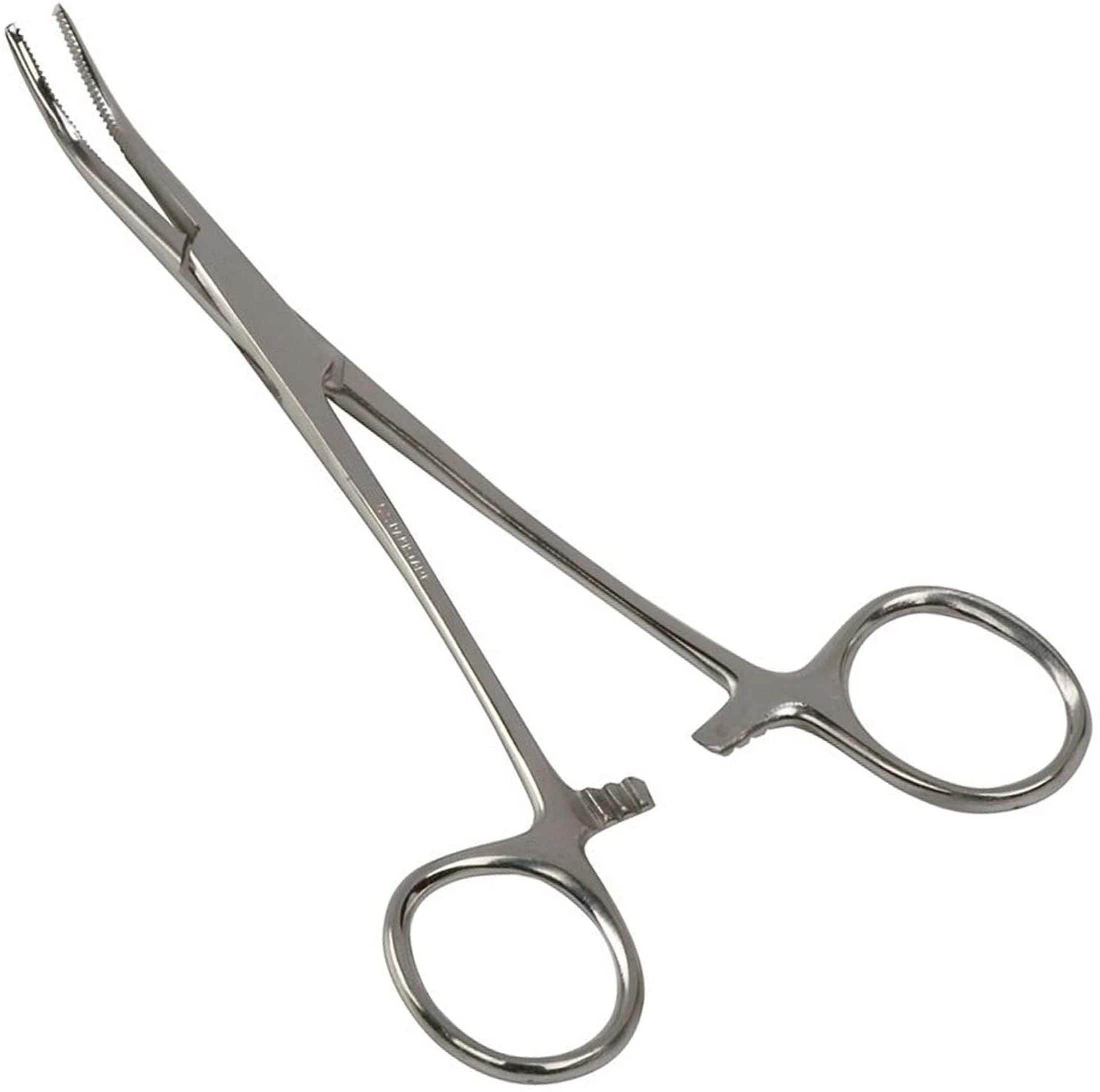 5 1/2 KELLY FORCEPS Curved Tips Locking Clamp Hemostats Stainless Steel