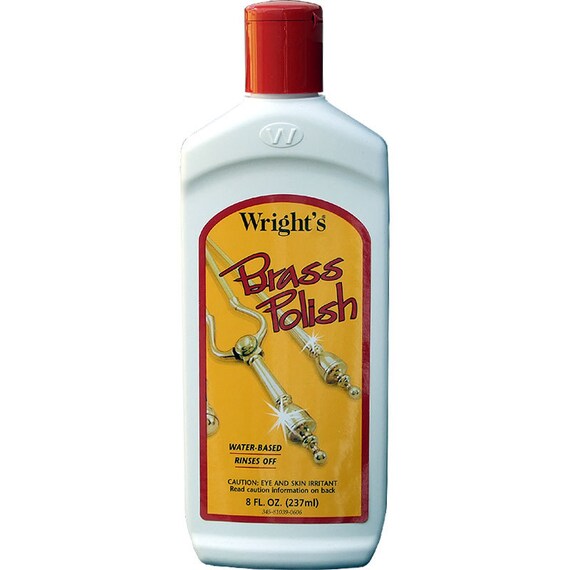 WRIGHT'S BRASS POLISH cream creamy liquid Cleaner Brassy Etsy