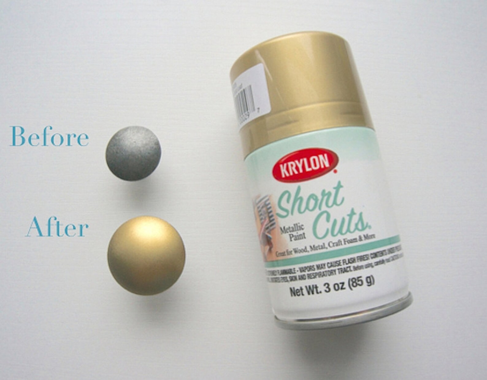 GOLD LEAF Metallic Leafing High Gloss Spray Paint Gilding Golden Metal