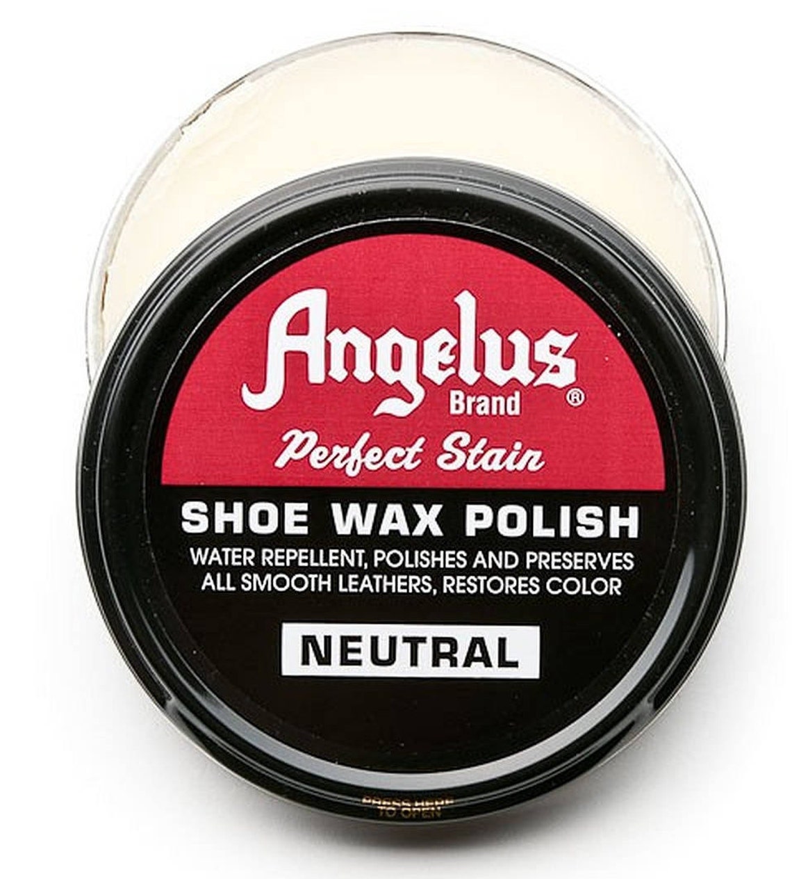 NEUTRAL Perfect Stain SHOE Wax POLISH Paste for All Colors Leather