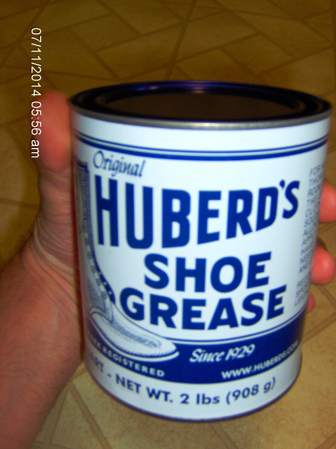 Original HUBERD'S Shoe Grease 1 Quart 2 pounds BiG Metal Etsy