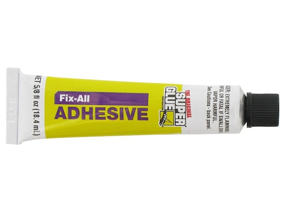 Super Glue - Fix All Adhesive - 5/8oz Tube - (Pack of 12)