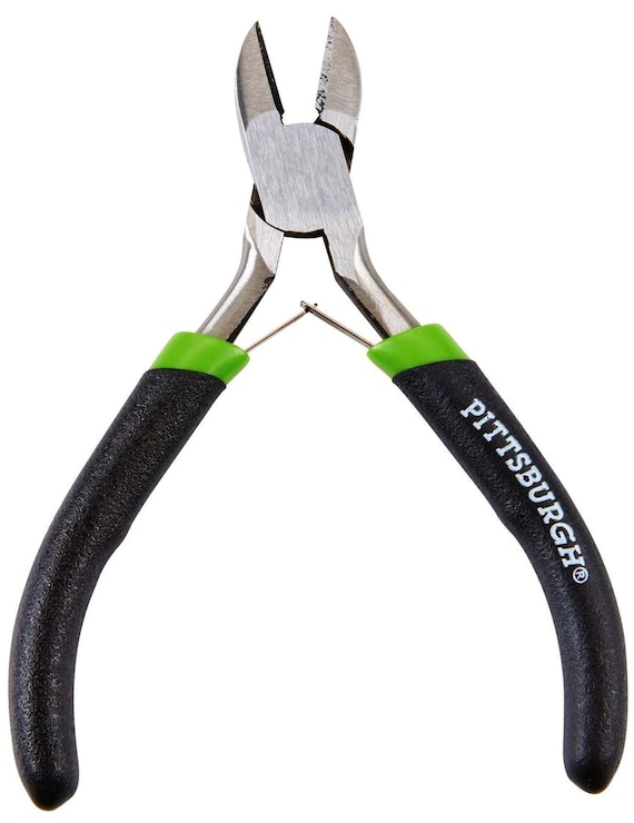 Wire Cutters Electrical Cable Cutting Pliers Anti-Slip Mini Rubber Handle  Diagonal Snips Flush Industrial Lock