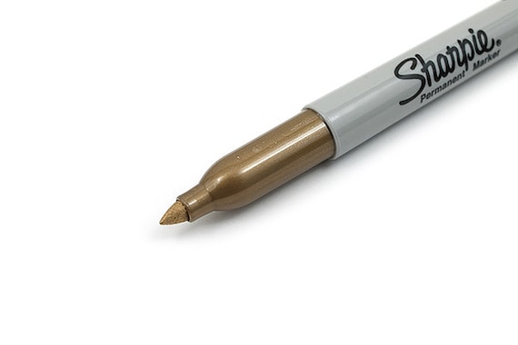 2 PACK: Sharpie Metallic Gold Fine Point Permanent Marker