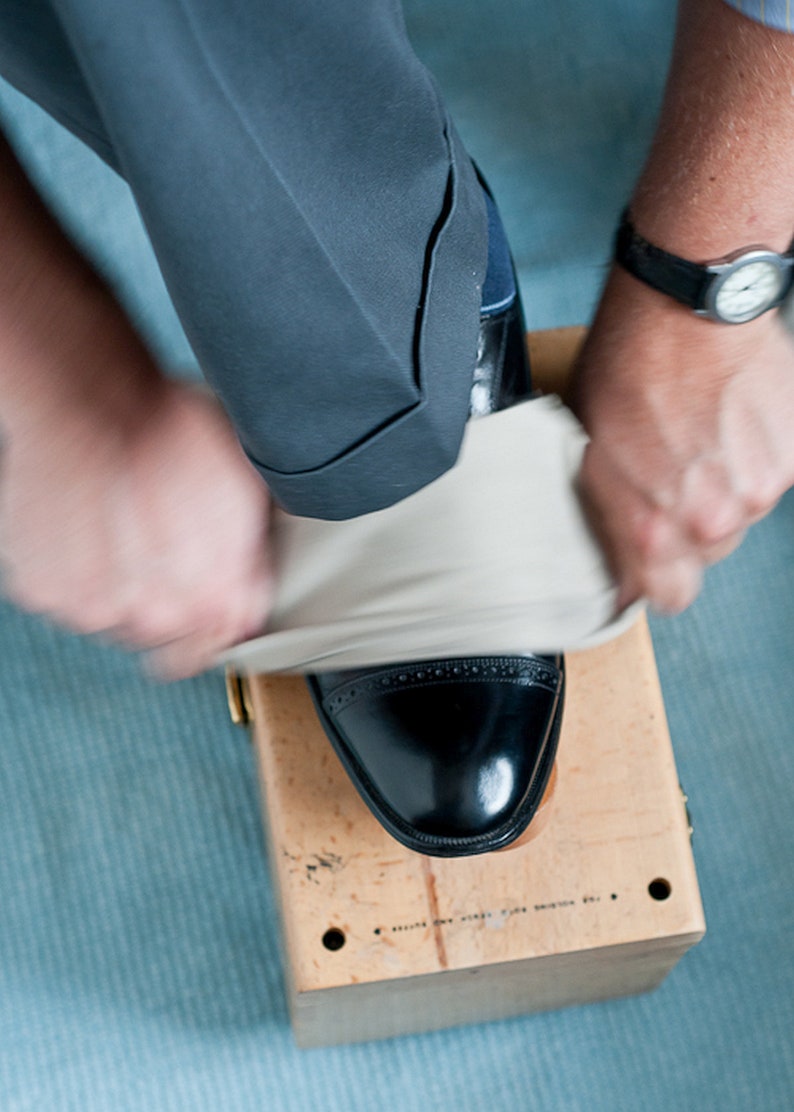 shining boots with lighter