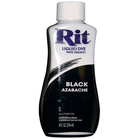 BLACK RIT DYE 15 Azabache Tinte 3 Choices Liquid Bottle or Powder  Concentrate Change for Fabric Color Most Popular Color 