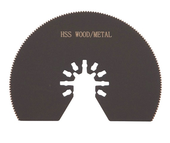 3-1/8 in. High Speed Steel Multi-Tool Half-Moon Blade 3-1/8 in. High Speed Steel Multi-Tool Half-Moon Blade