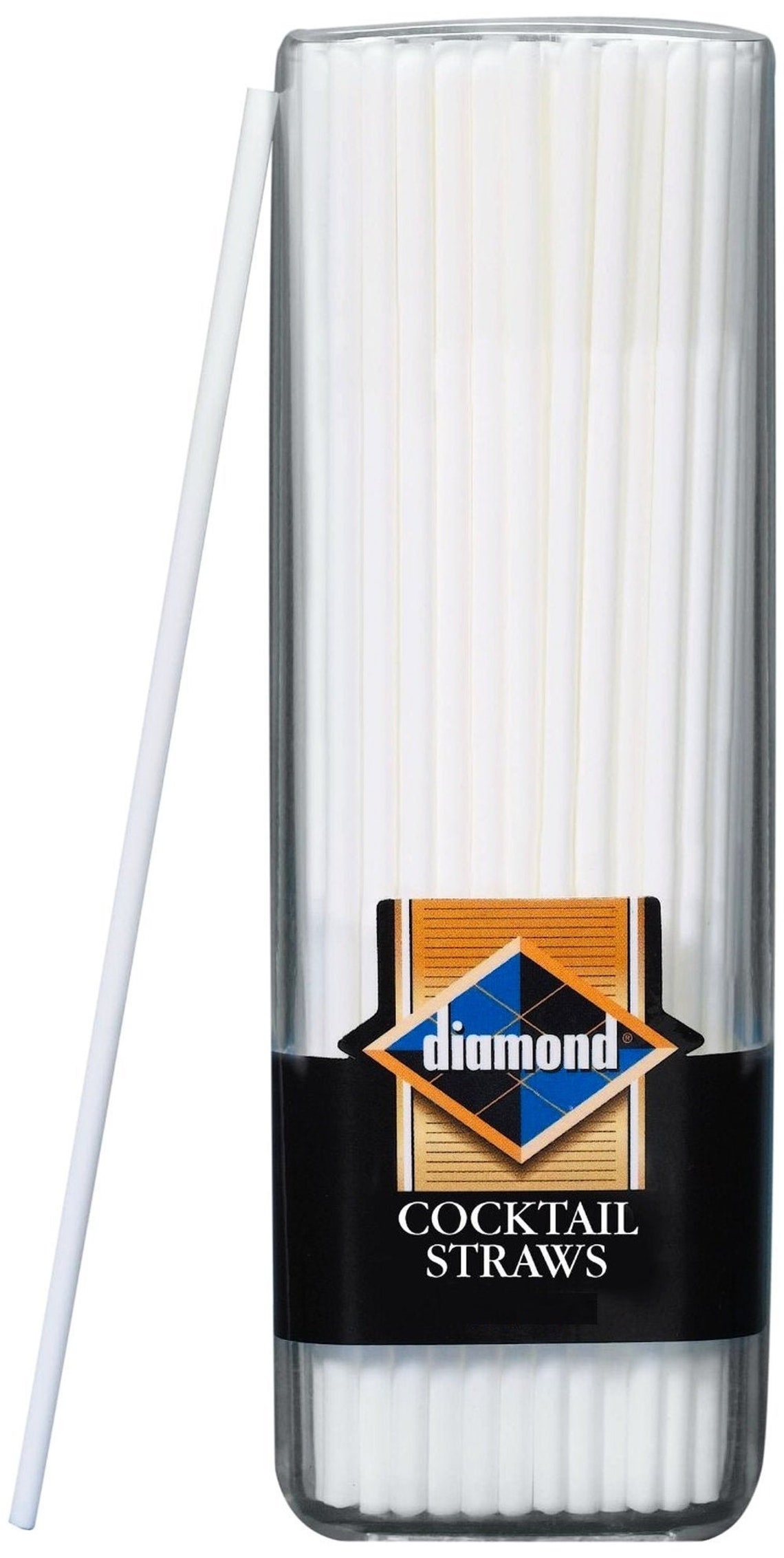 170 Cocktail STRAWS 6 WHITE plastic drink Bar prty drink Etsy