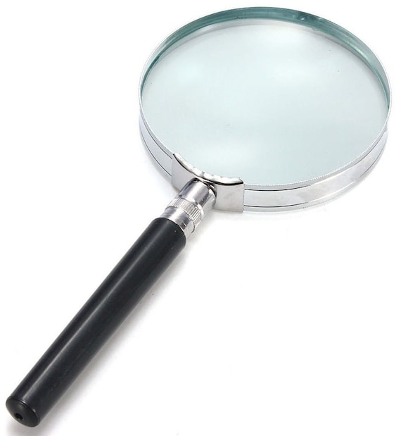 Handheld General Purpose Illuminated Magnifier with 10X Lens