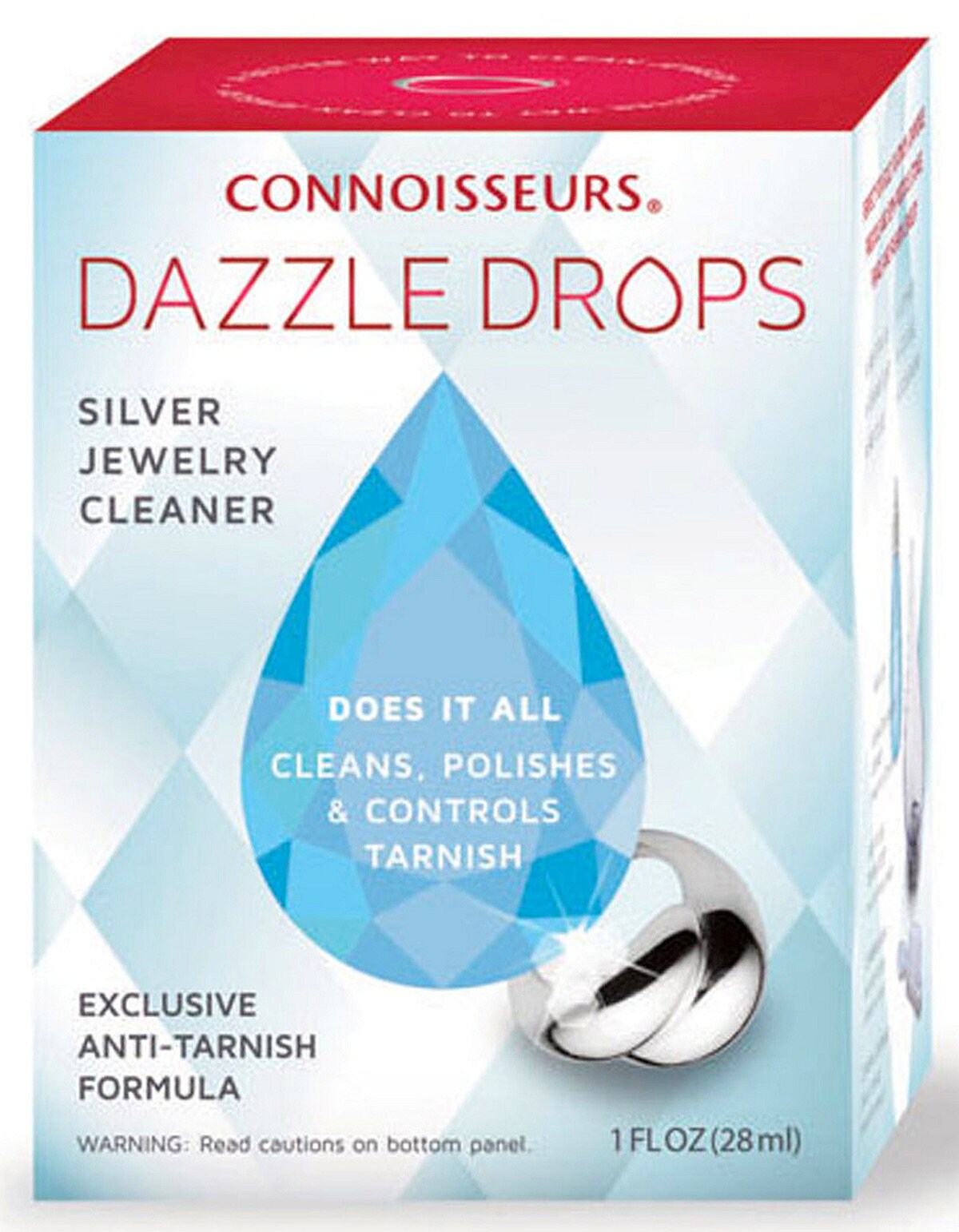 Dazzle Drops Silver Jewelry Cleaner, Cleans All Silver Jewelry and  Gemstones 1 fl oz 