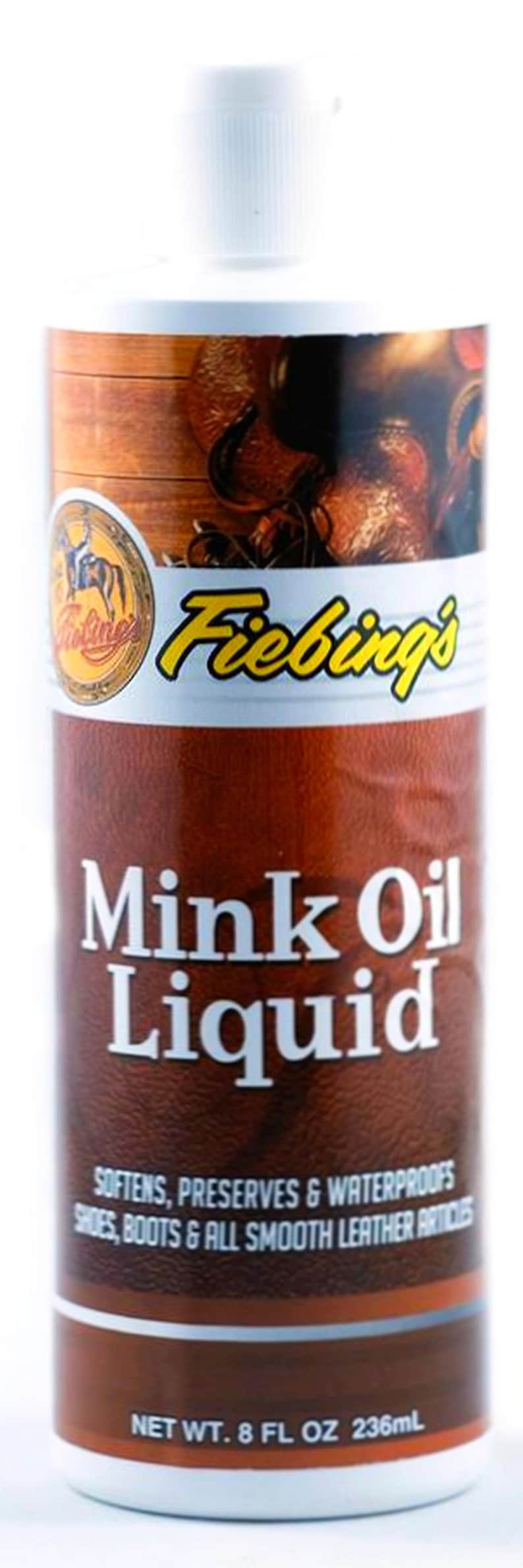 Fiebing's MINK OIL Liquid Conditioner Waterproof LEATHER Neatsfoot