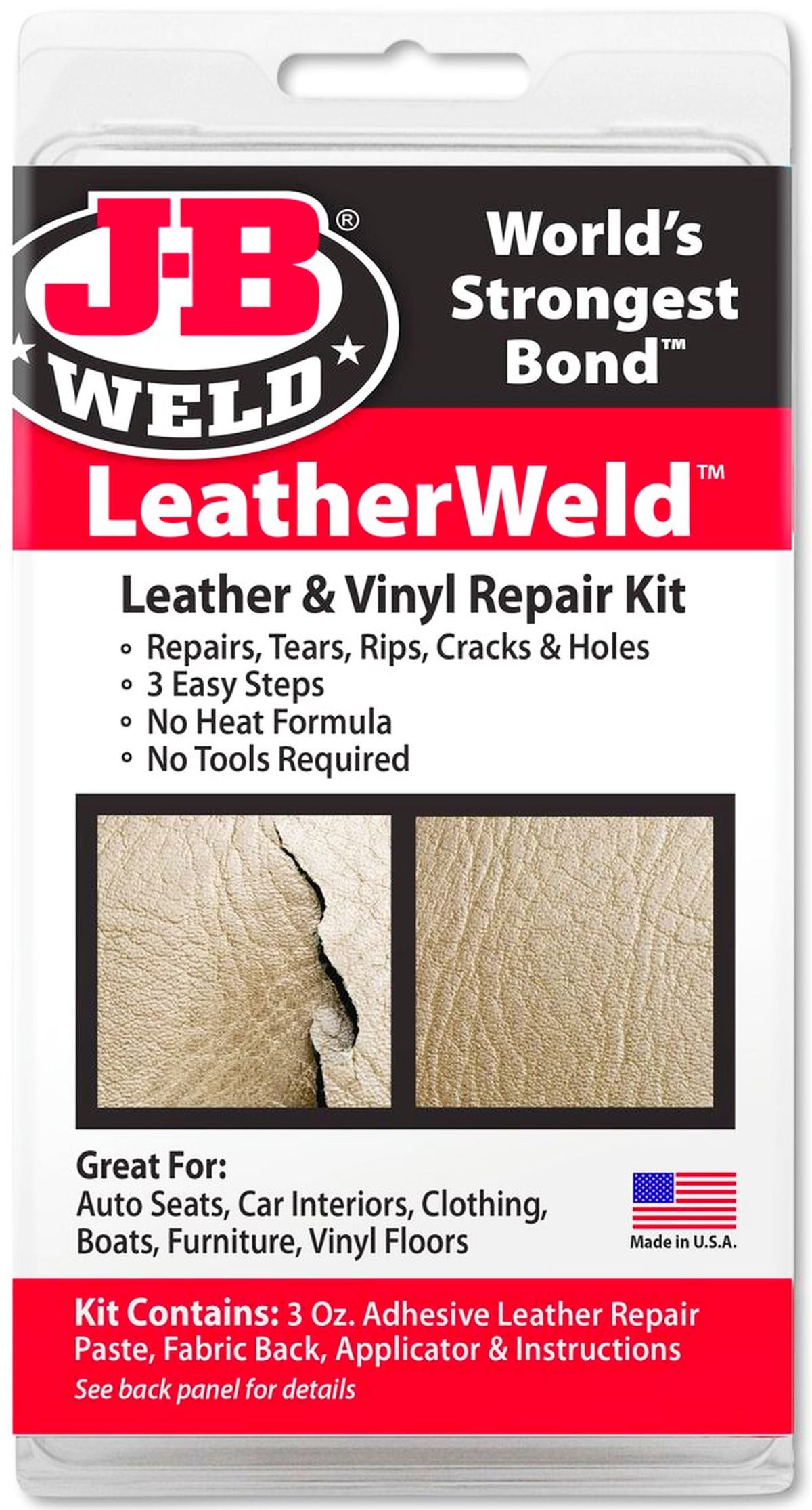 Powerful leather vinyl repair kit For Strength 
