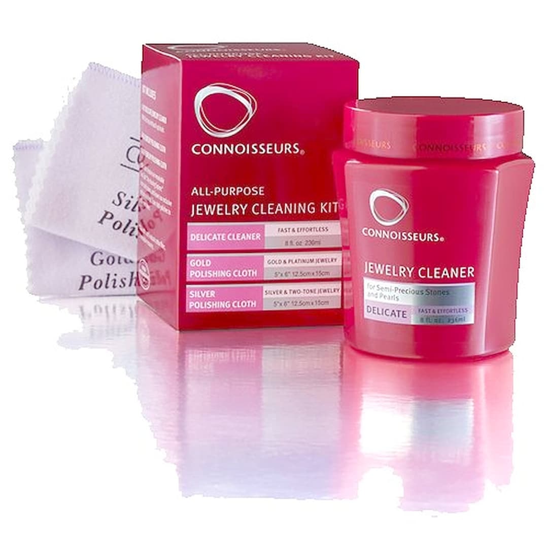 All Purpose JEWELRY CLEANING KIT Delicate Cleaner Dip Tray 2 Polish