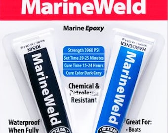 MarineWeld Marine Epoxy - 2 oz. Twin Tube Pack