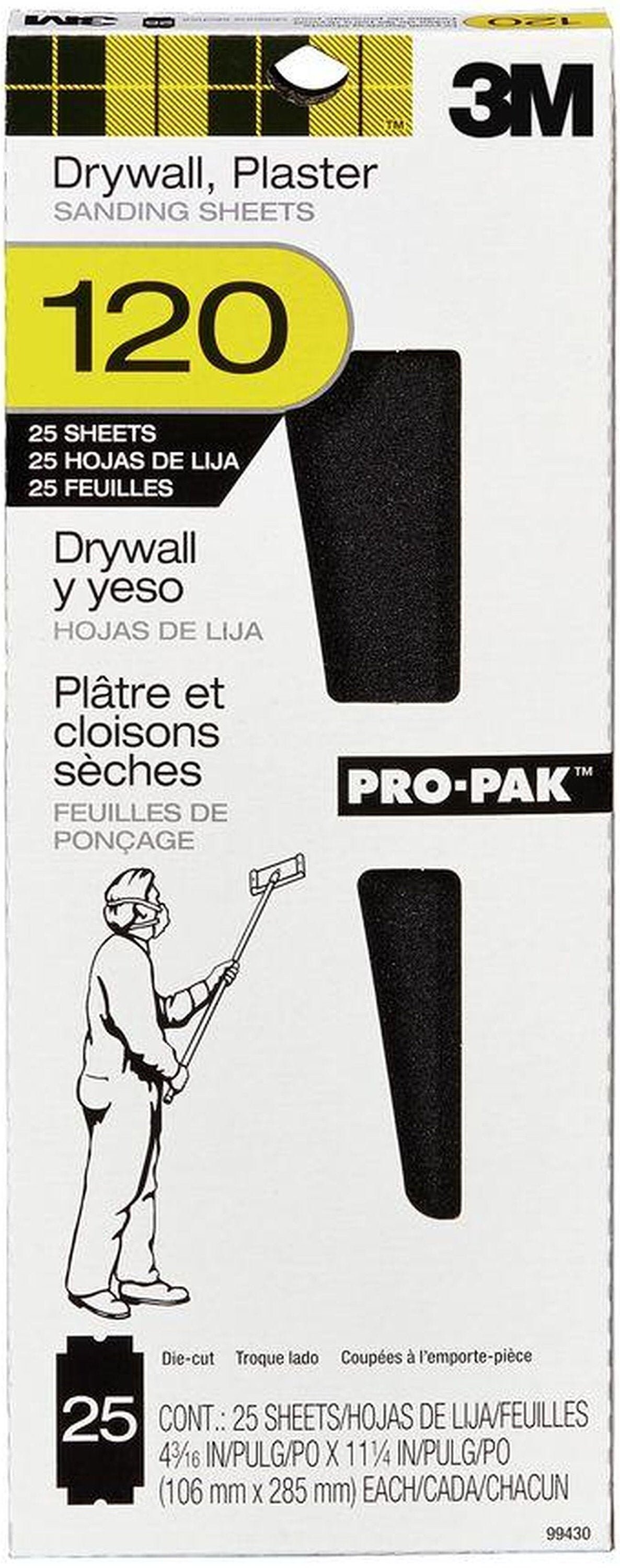 25 Sanding Sheets 120 GRIT fine Propak Die Cut Sandpaper 4 Etsy Norway