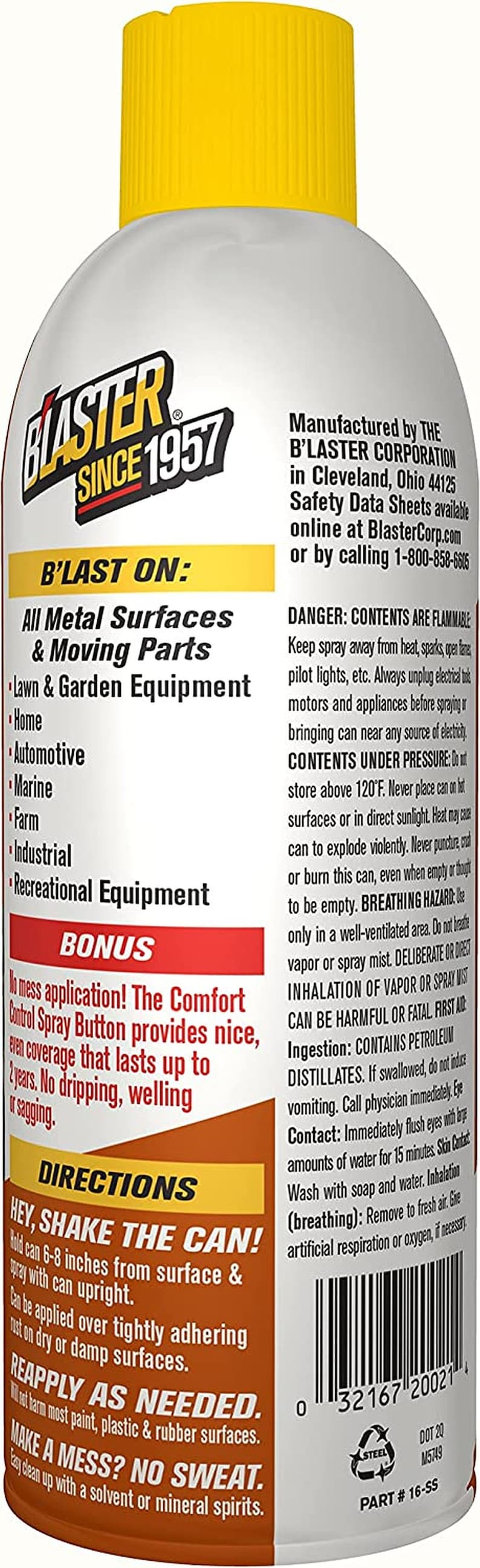 Surface Shield by Blaster Rust Protectant Corrosion Stop 12 Oz Aerosol