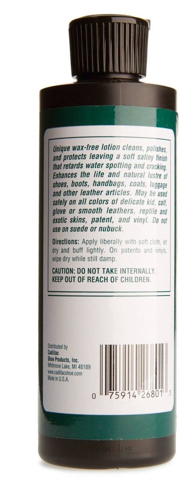 Cadillac LEATHER LOTION Shoe Boot purse cReAm CLEANer and Cadillac LEATHER LOTION Shoe Boot purse cReAm CLEANer and