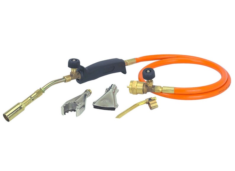 Adjustable Propane BLOW TORCH KIT With 44 Extension Hose & 3 Flame