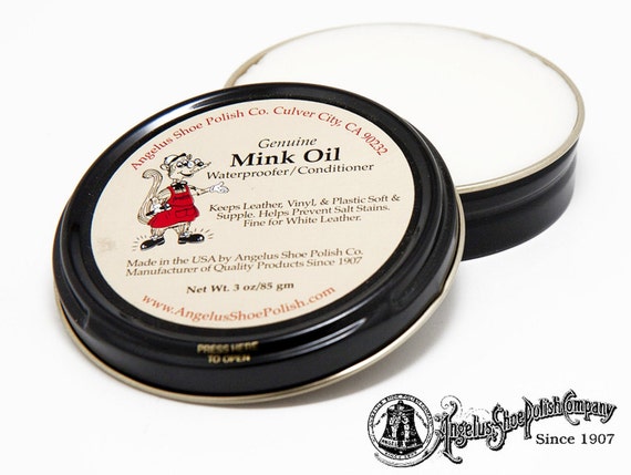 Angelus Genuine Mink Oil Paste Conditioner Waterproof Leather Etsy