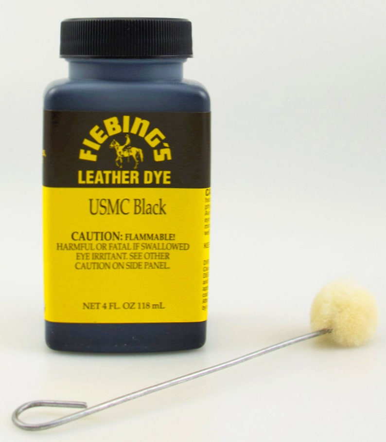 Edge & Heel Dressing USMC Black Color Military Grade Dye for Edges Heels Welts Soles Leather