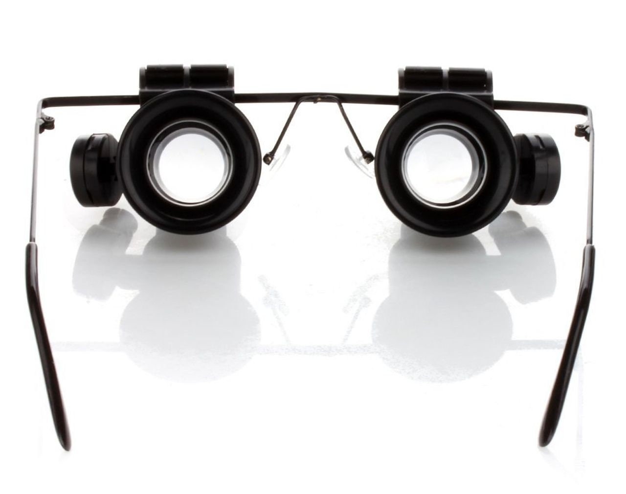 Mgaxyff 20X Magnification Single Eyeglass Magnifying Jeweler Watch Repair  LED Light Magnifier, Lens Glasses Magnifier, Magnifying Eye Glasses