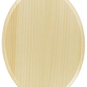 Wood Plaque - Oval