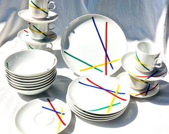 Set of 4 Vintage Mikasa Narumi Vogue L1052 Coupe Soup Bowl 7-5/8 
