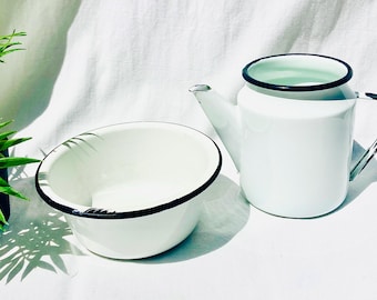 Vintage Enamelware for Kitchen and Bedroom
