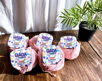 Vintage New Old Stock Adriafil Giada Art. GJ Sequin Cotton Yarn Made in Italy