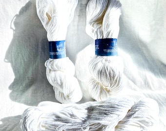 Vintage Lot of 3 Skeins 100% Mercerized Cotton Yarn Covington by Plymouth