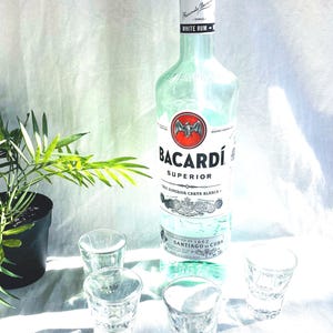 Vintage Weighted V Shaped Shot Glasses Set of Four