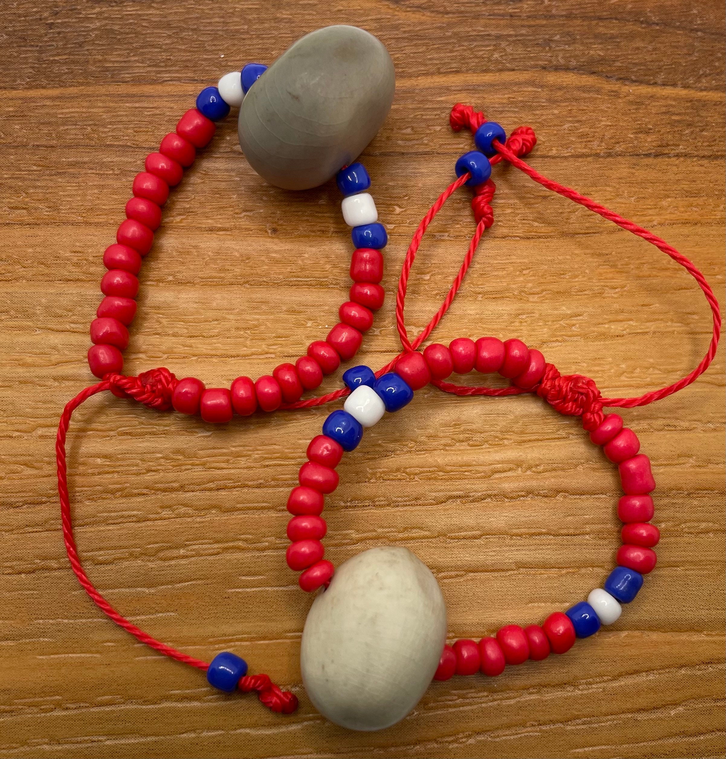 Evil Eye Bracelet ojo De Venado El Salvador Flag Etsy