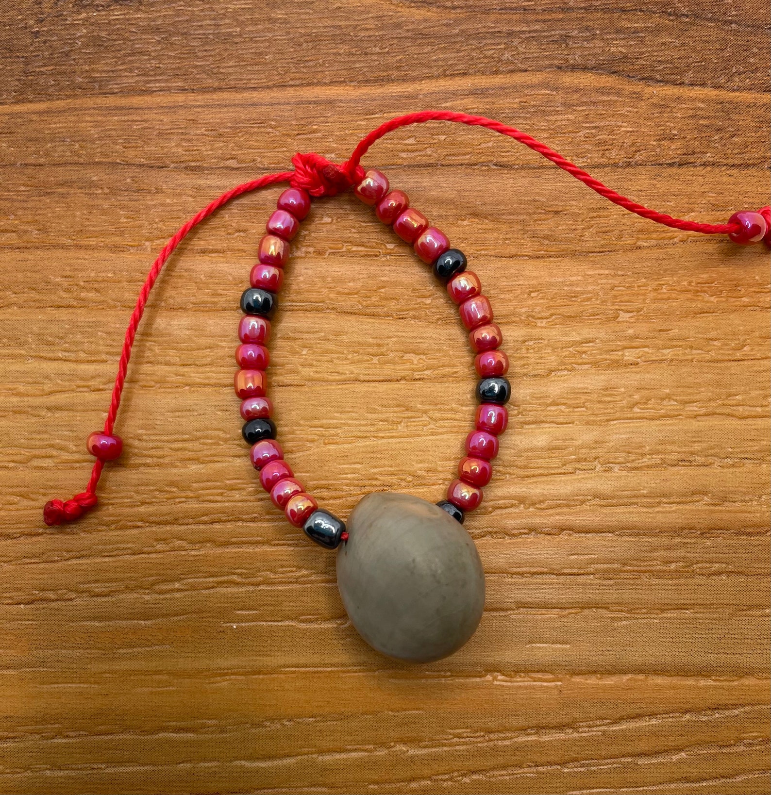 Evil Eye Bracelet ojo De Venado El Salvador Metallic Red Etsy