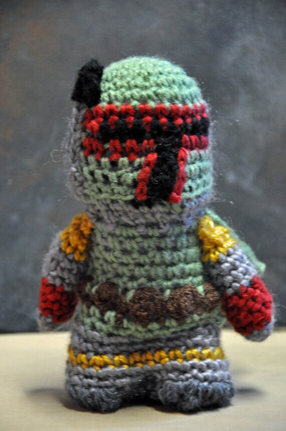 BOBA FETT AMIGURUMI Crochet Yarn Star Wars Doll | Etsy